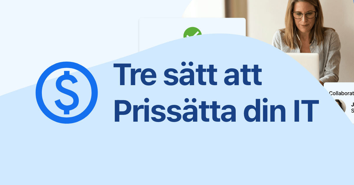 Tre sätt att prissätta IT